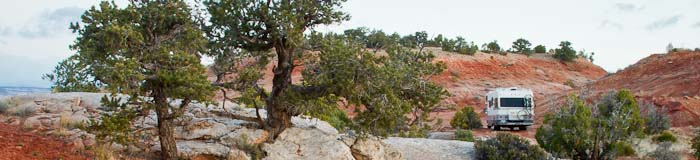 Boondocked east of Escalante UT, April 14, 2011