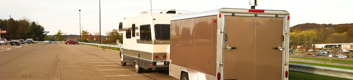 Camped at Walmart, Cambridge OH, October 25, 2011