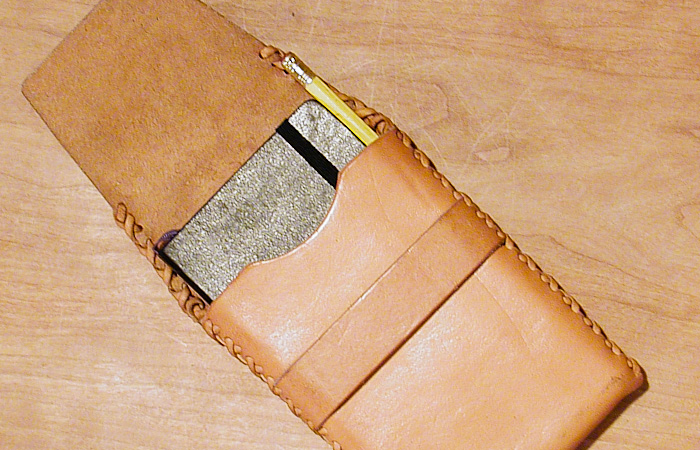 Leather Moleskine Case with Pencil