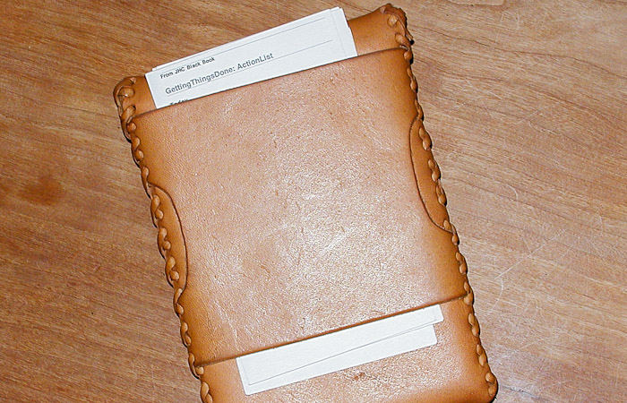 Leather Moleskine Case, Back