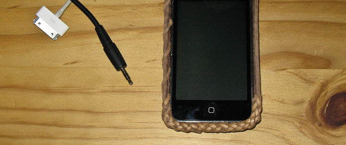 Leather iPod touch case - version 2