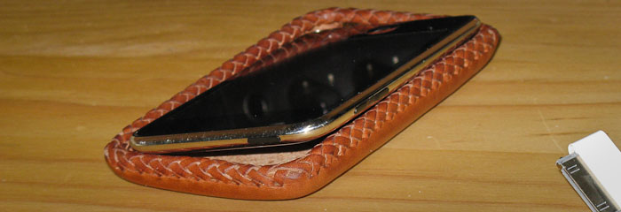 Leather iPod touch case - version 4