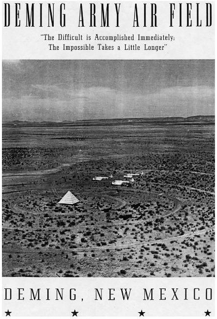 Deming Army Air Field yearbook titlepage, 1943 Deming Army Air Field yearbook titlepage, 1943