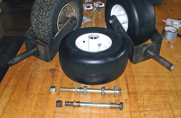 New Caster Wheels, PT-1845 Roughcut Mower, September 01, 2005