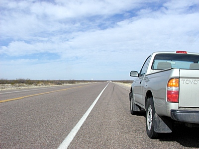 US 285 between Pecos and Orla TX