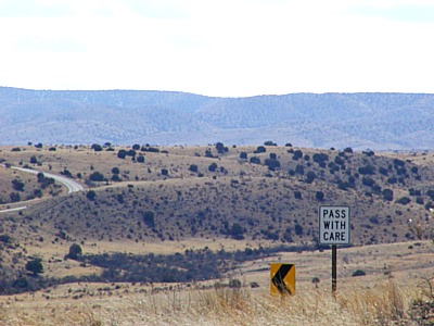 US 82 west toward Cloudcroft NM