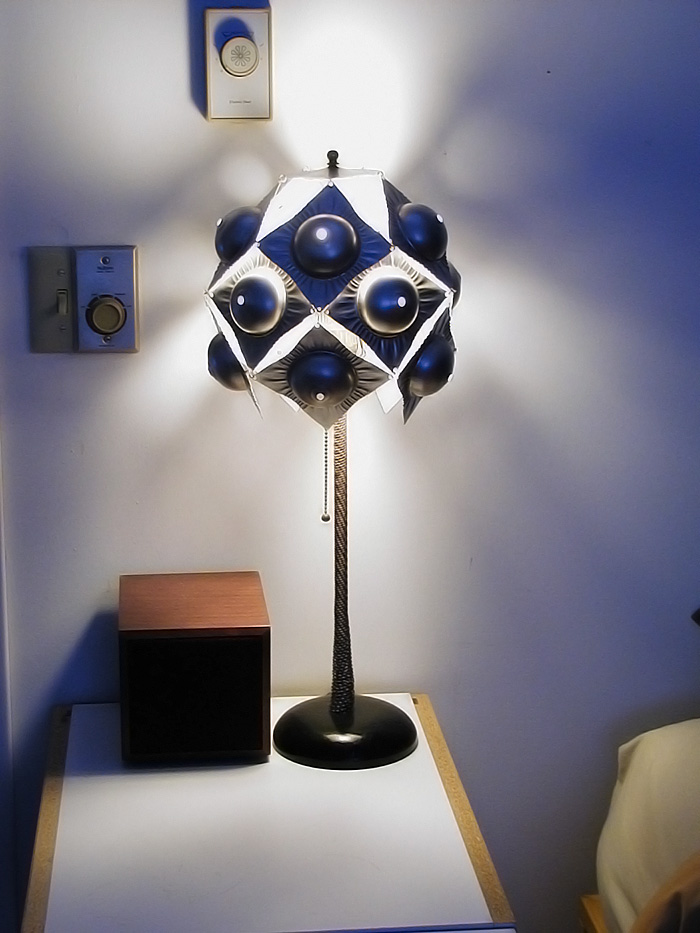 Stainless steel art series #3 - Berry Lamp 2, ca. mid 1990's, photographed March 18, 2001