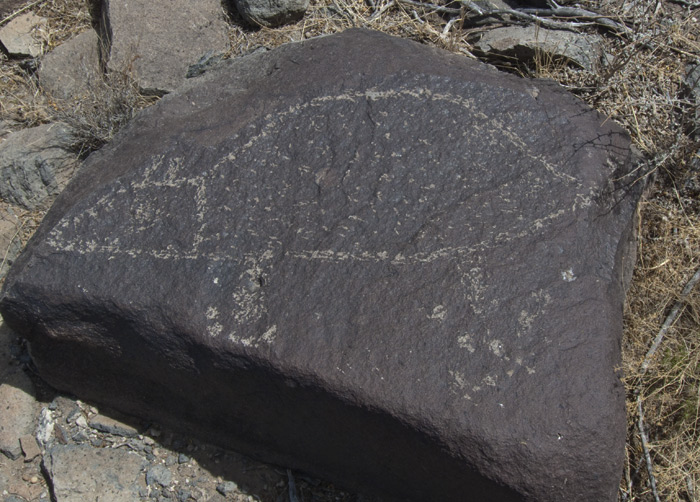 Three Rivers Petroglyphs Series #13, Three Rivers NM, April 28, 2009