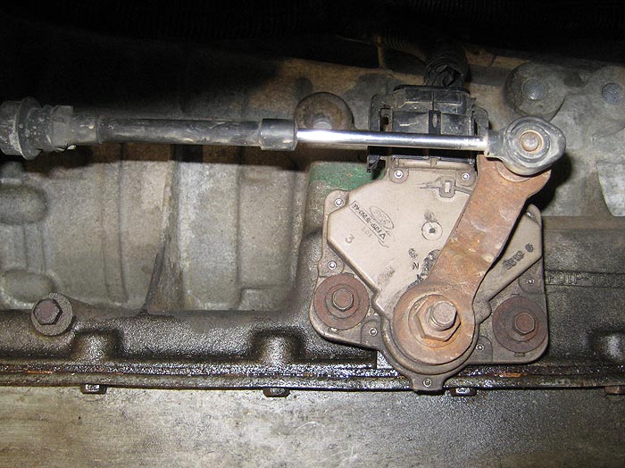 Faulty MLP/TR transmission lever position sensor about to be replaced, November 12, 2009