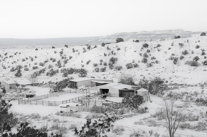 Christmas at the Corral, Ghost Ranch, Abiquiu NM, December 25, 2009 Christmas at the Corral, Ghost Ranch, Abiquiu NM, December 25, 2009