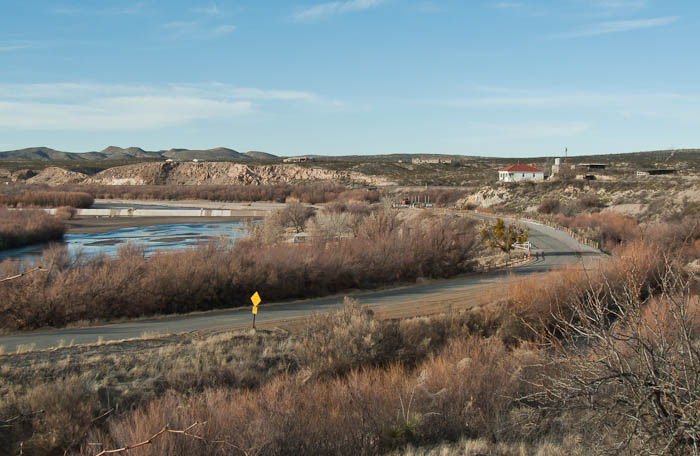 Leasburg Dam, Leasburg Dam State Park, Radium Springs NM, January 11, 2010