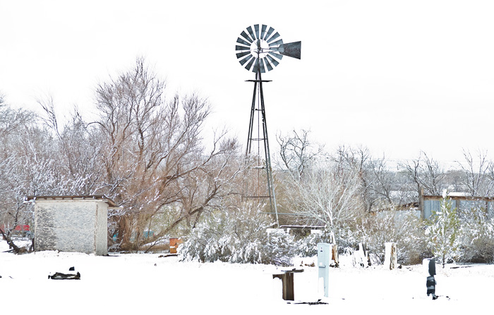 Windmill (exposed), Bosque Birdwatchers RV Park, San Antonio NM, January 28, 2010