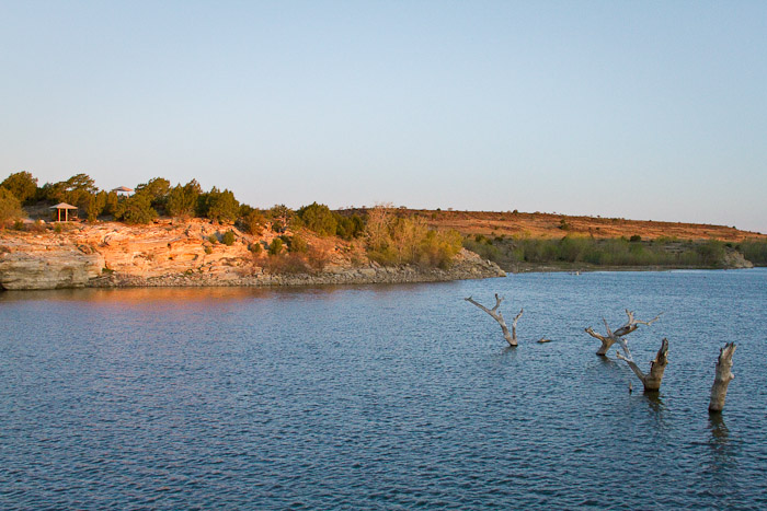 Dawn at Clayton Lake, Clayton Lake State Park, Clayton NM, May 2, 2010