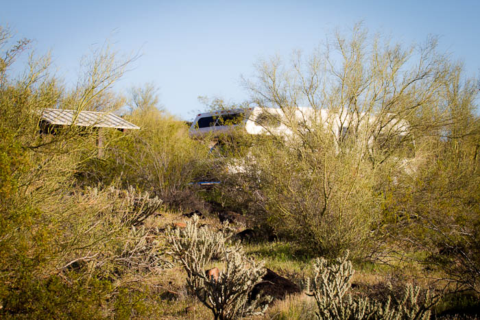 Camped at Burro Creek Campground, Wikieup AZ, March 27, 2011