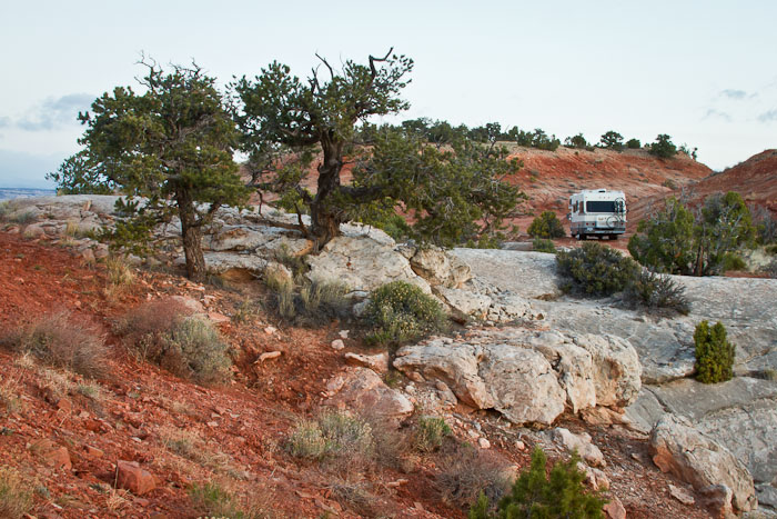 Boondocked east of Escalante UT, April 14, 2011