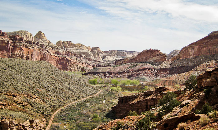 Fruita Orchards, Capitol Reef National Park, Torrey UT, April 20, 2011