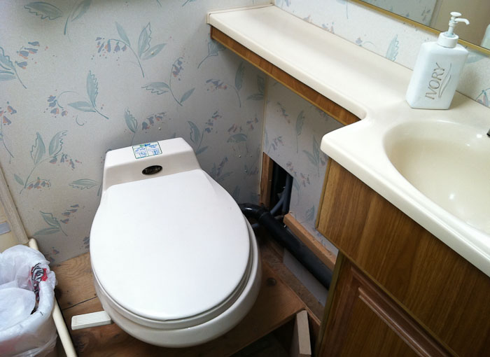 Lazy Daze Torn Apart Bathroom, May 13, 2011 Lazy Daze Torn Apart Bathroom, May 13, 2011
