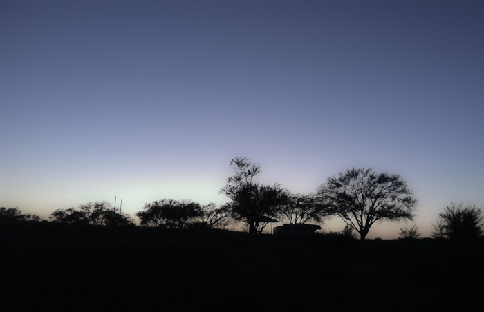 Sunset, Oasis State Park, Portales NM, October 30, 2011