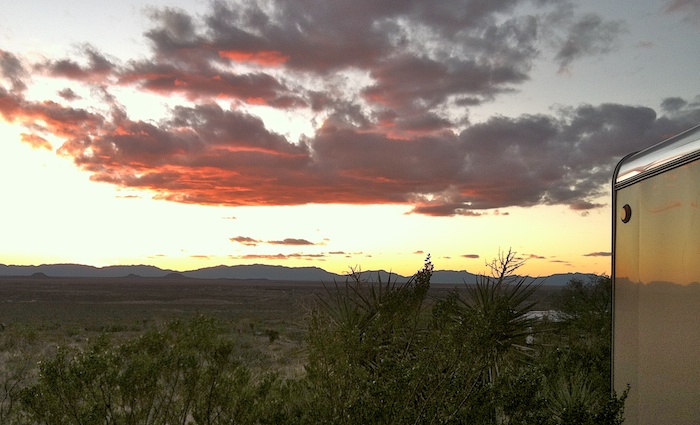 Sunset in the Park, Oliver Lee Memorial State Park, Alamogordo NM, November 14, 2011