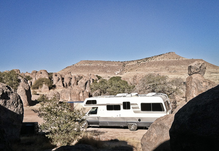 Late Afternoon at Site 4, Cygnus, City of Rocks State Park, Faywood NM, March 1, 2012