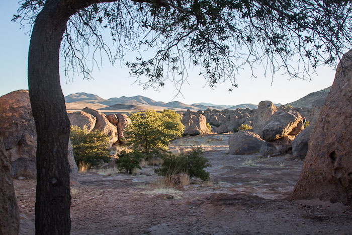 Sunrise, City of Rocks State Park, Faywood NM, March 23, 2012