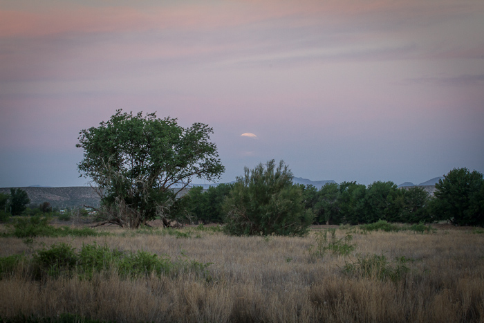 Good Night Moon, Caballo Lake State Park, Caballo NM, May 6, 2012