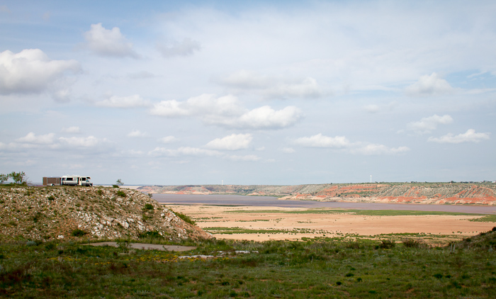 Camped at Blue West, Lake Meredith National Recreation Area, Fritch TX, May 11, 2012