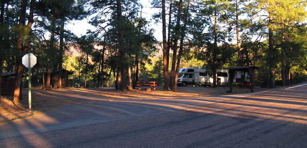 Dawn at Strayhorse Campground, March 29, 2008