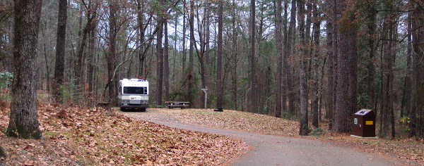 LD at Gum Springs Recreation Area west of Winnfield, Louisiana, January 8, 2007