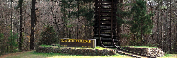 Texas State Railroad, Rusk, Texas, January 8, 2008