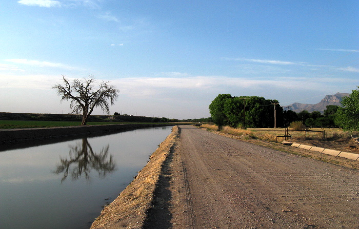 Reflected, Near Percha Dam State Park, Arrey NM, April 26, 2008