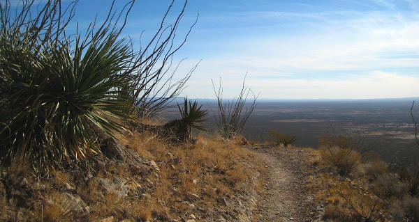 Dog Canyon Trail, Oliver Lee Memorial State Park, Alamogordo, New Mexico, January 20, 2008