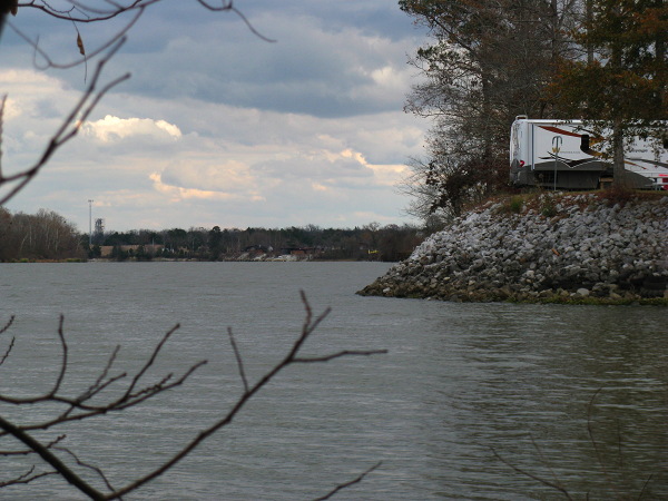 Tombigbee riverfront, site 51 at Foscue Creek Park, Dec 01, 2008