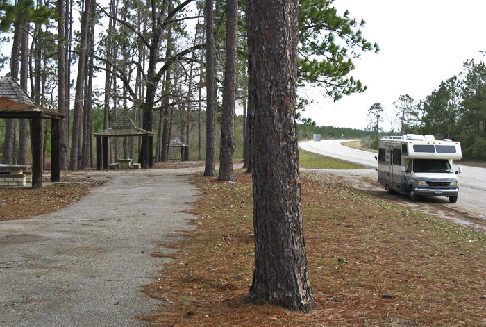 Historic Roadside Park, US190, Newton County TX, December 21, 2008