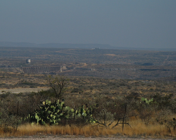 Railroad trestle over the Pecos River gorge, east of Langtry TX, December 26, 2008 Railroad trestle over the Pecos River gorge, east of Langtry TX, December 26, 2008