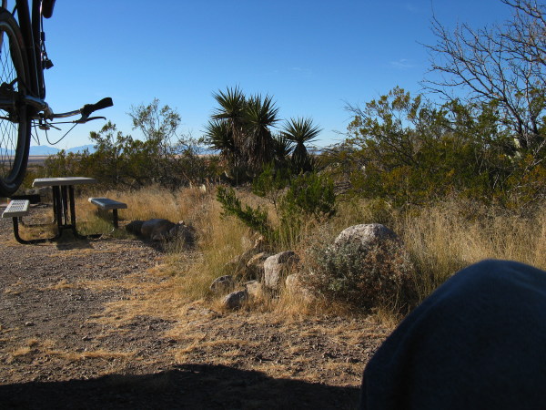 Sitting in the Shade, Oliver Lee Memorial State Park, Alamogordo NM, January 9, 2009 