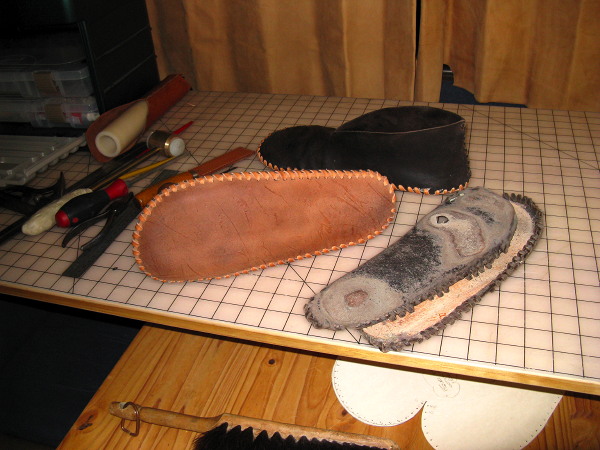 New soles on the old slippers, January 18, 2009