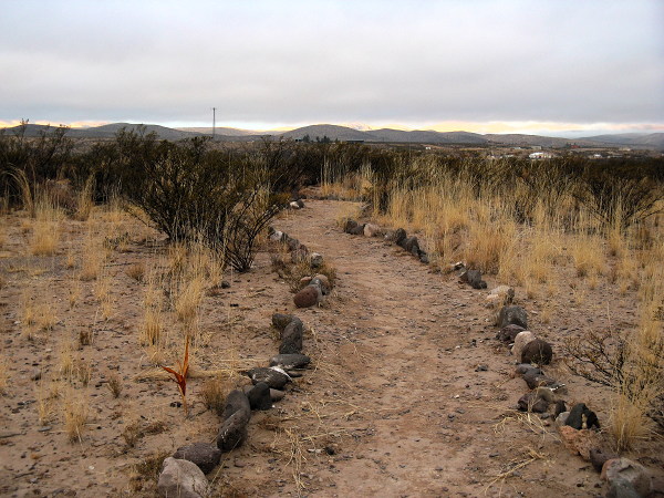 On the trail, Leasburg Dam State Park, Radium Springs NM, January 23, 2009