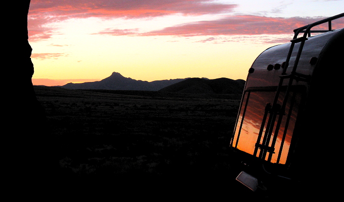 Taylor Mountain Dawn, Site 12, City of Rocks State Park, Faywood NM, March 21, 2009